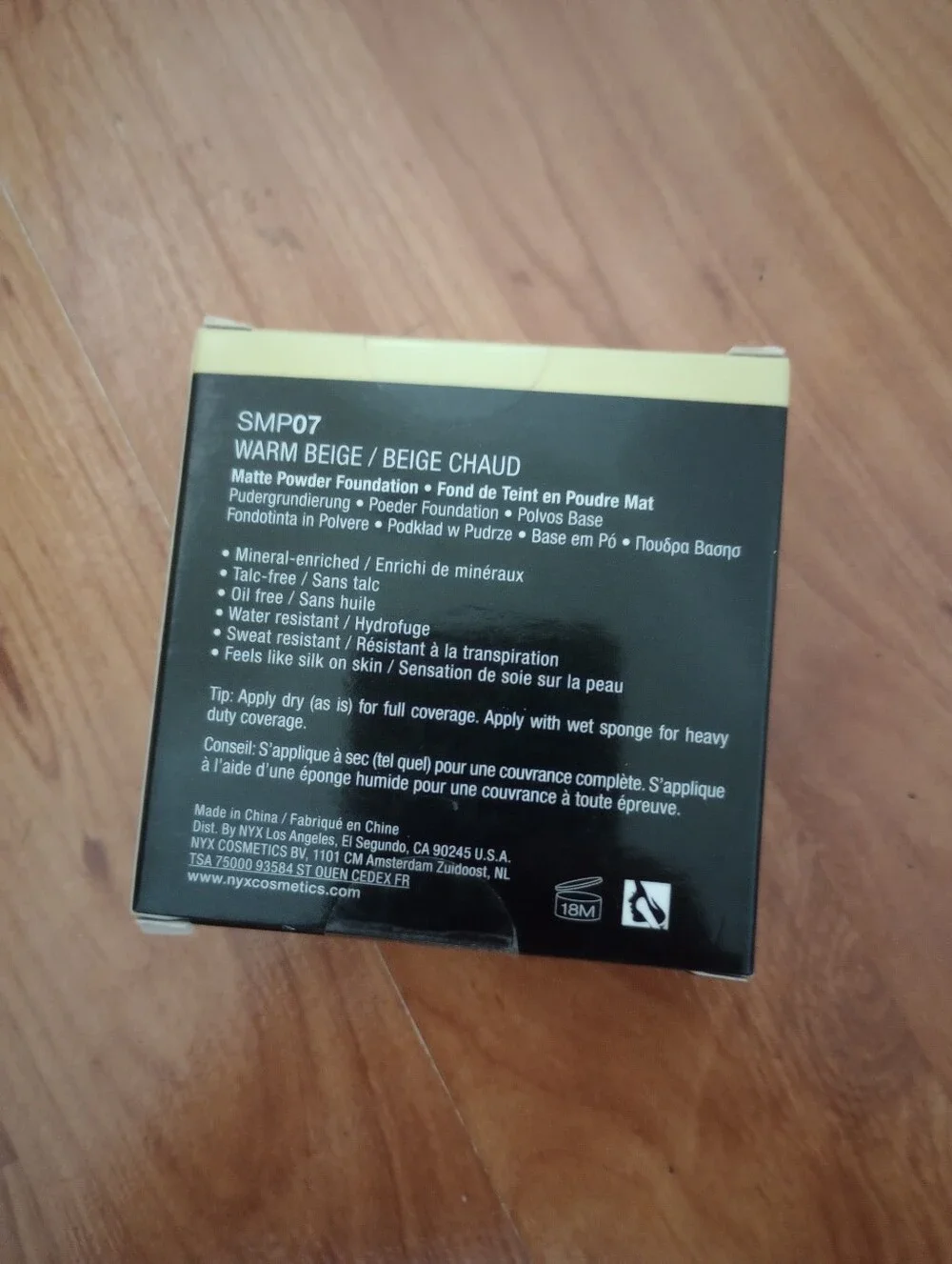 New NYX Stay Matte But Not Flat Powder Foundation - Warm Beige